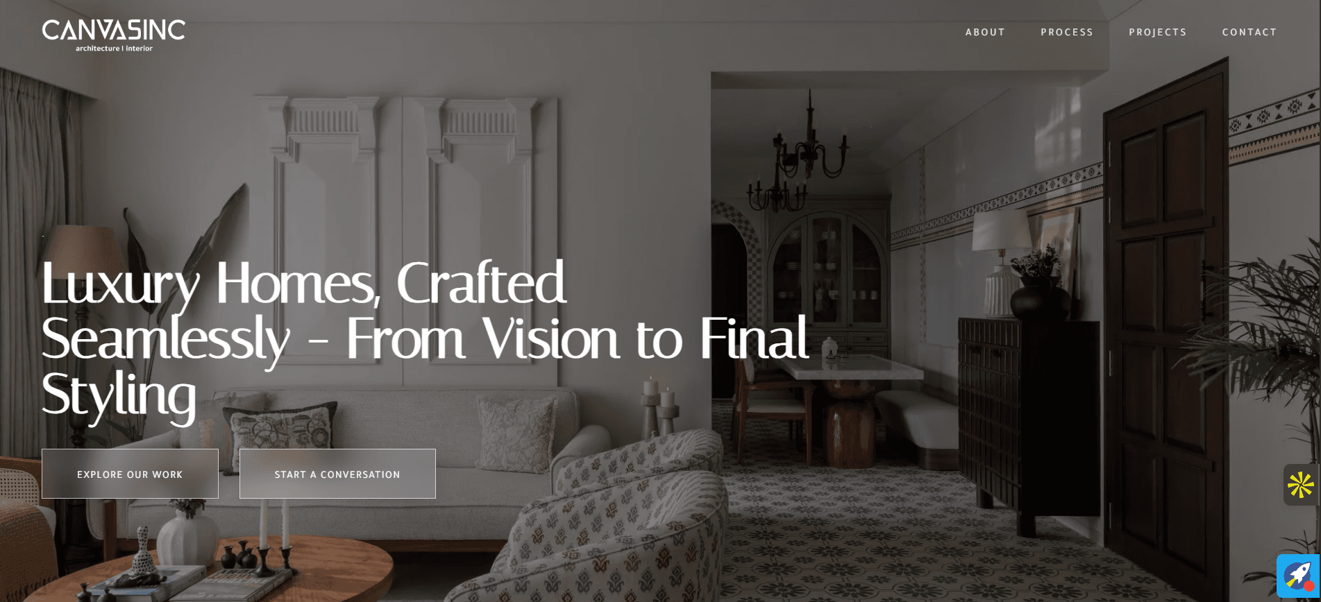CanvasInc — Luxury Interior Design Studio featured project showcase